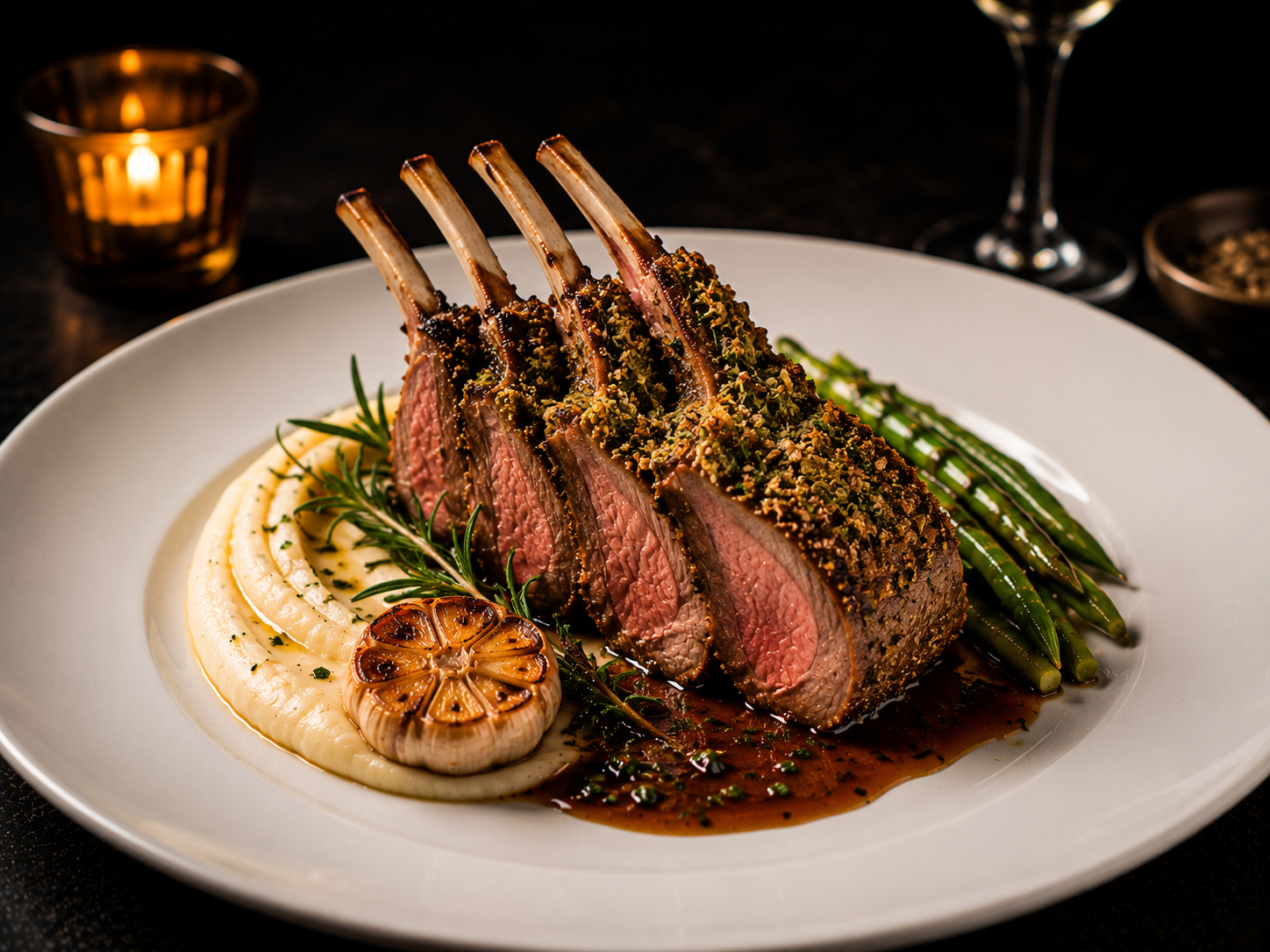Herb Crusted Rack of Lamb